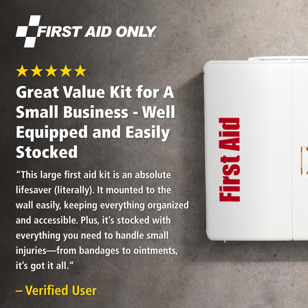 245-Piece First Aid Kit Cabinet