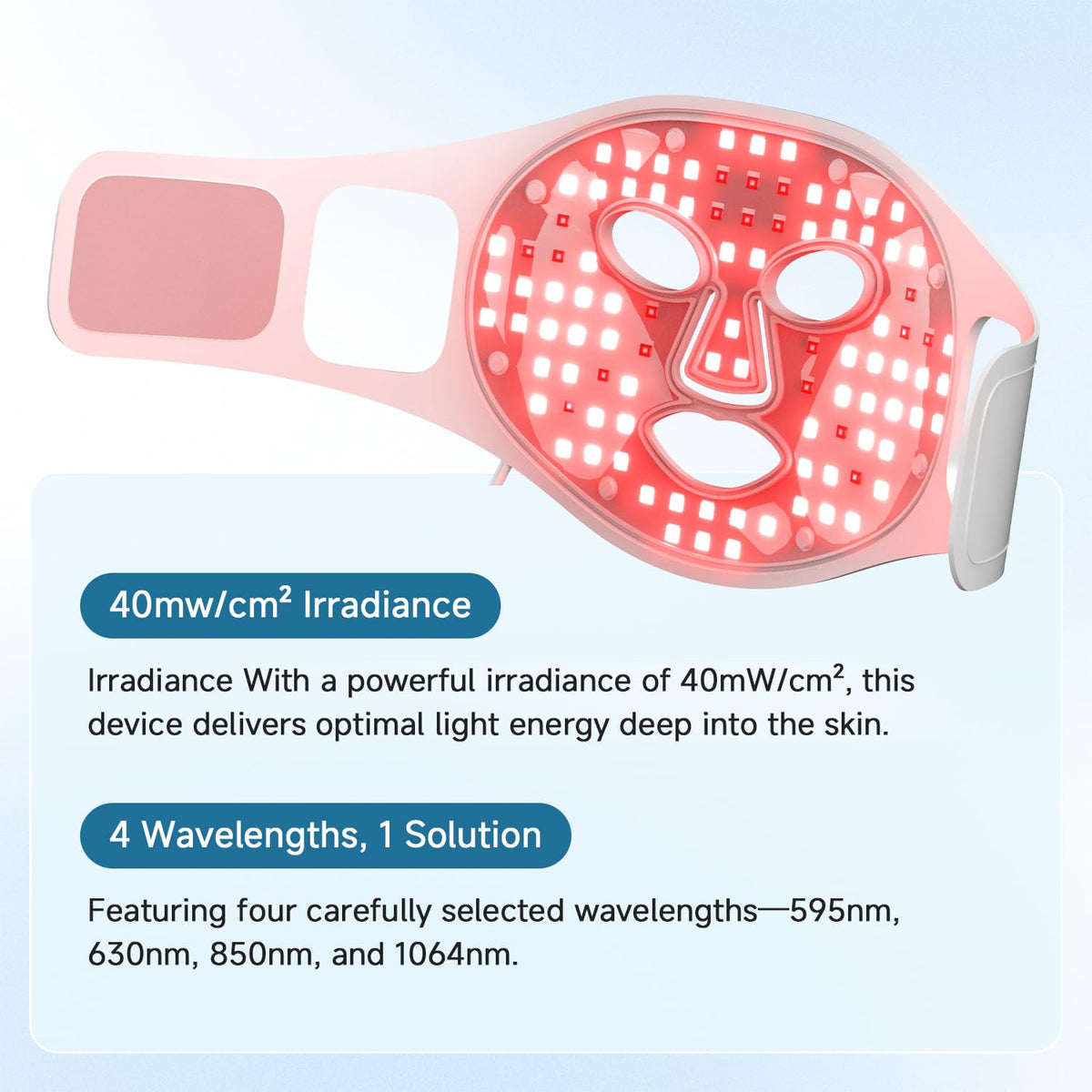 Red Light Therapy Face & Neck Mask