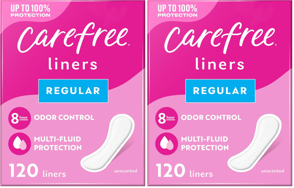 Panty Liners, Long Liners, Unwrapped, Unscented