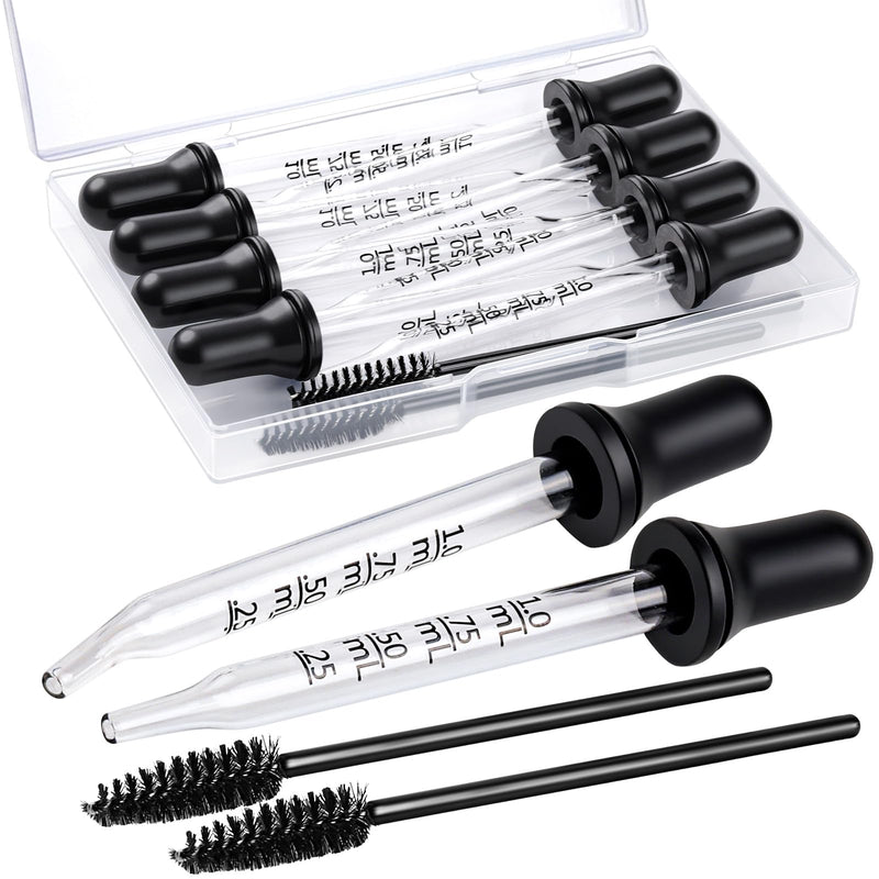 10-Piece Glass Dropper & Pipette Set