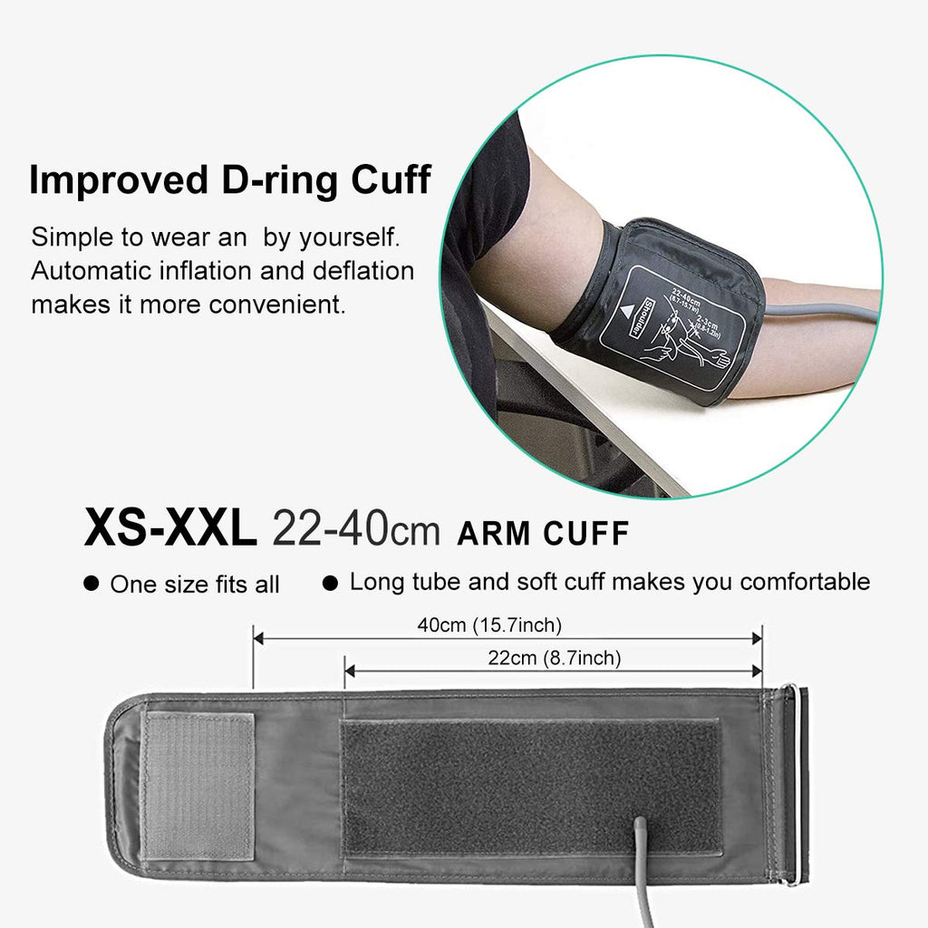 Upper Arm Blood Pressure Monitor with Pulse Tracking