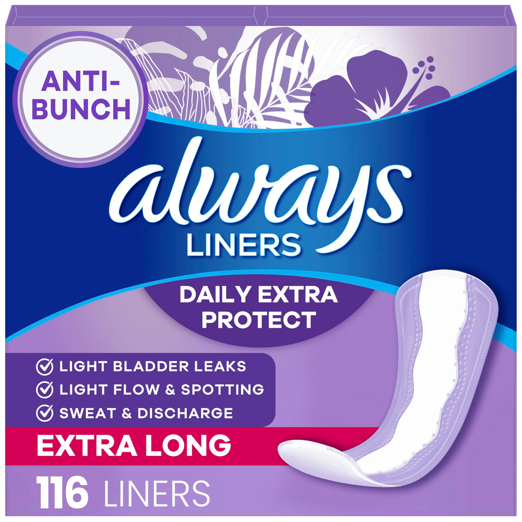 Extra-Long Unscented Panty Liners