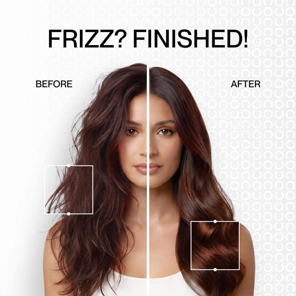 Professional Hair Styling Bundle with Dryer, Brushes & Serum