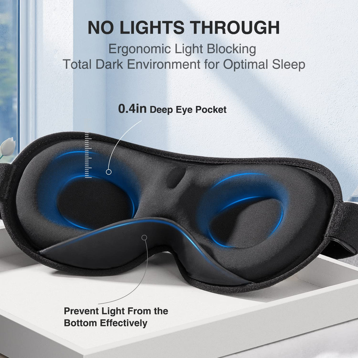Weighted 3D Sleep Eye Mask
