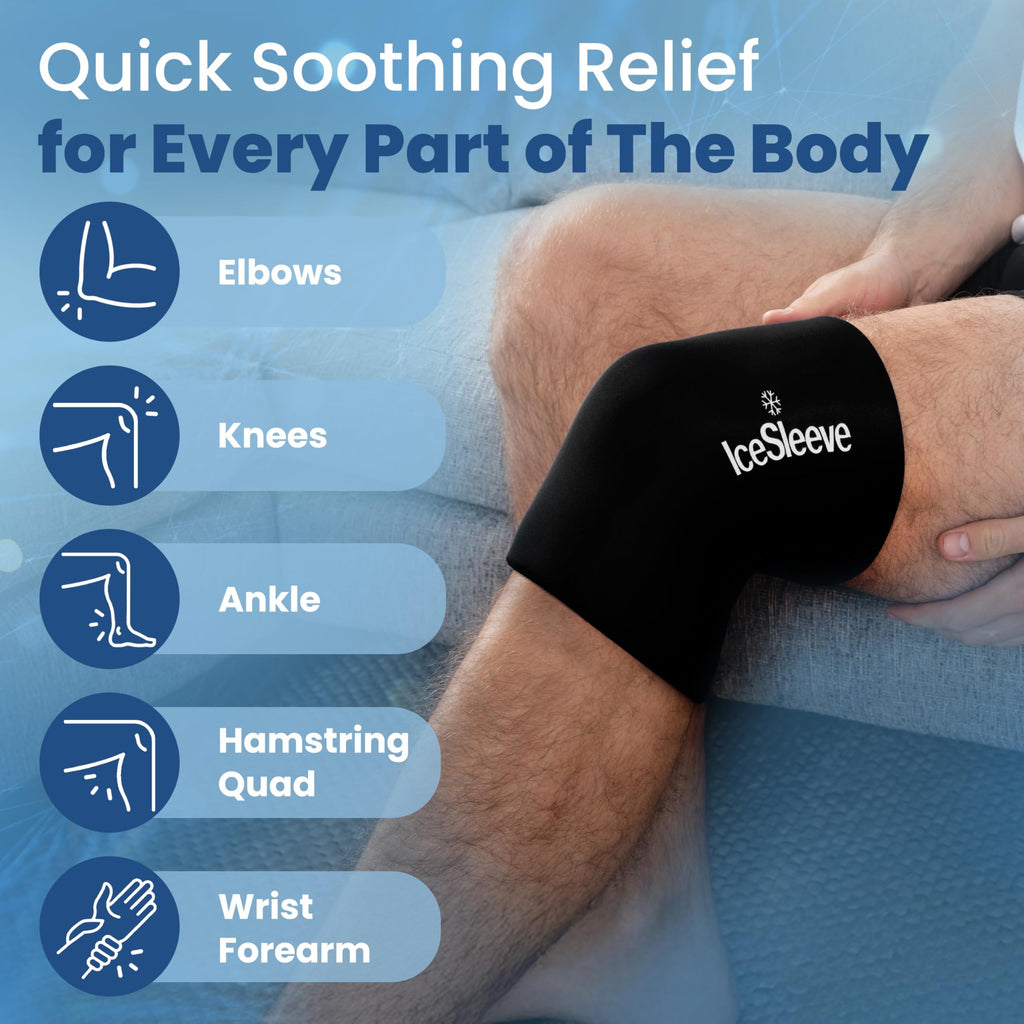 IceBeanie Cold Therapy Bundle with Cap, Eye Mask & Small-Medium Ice Sleeve