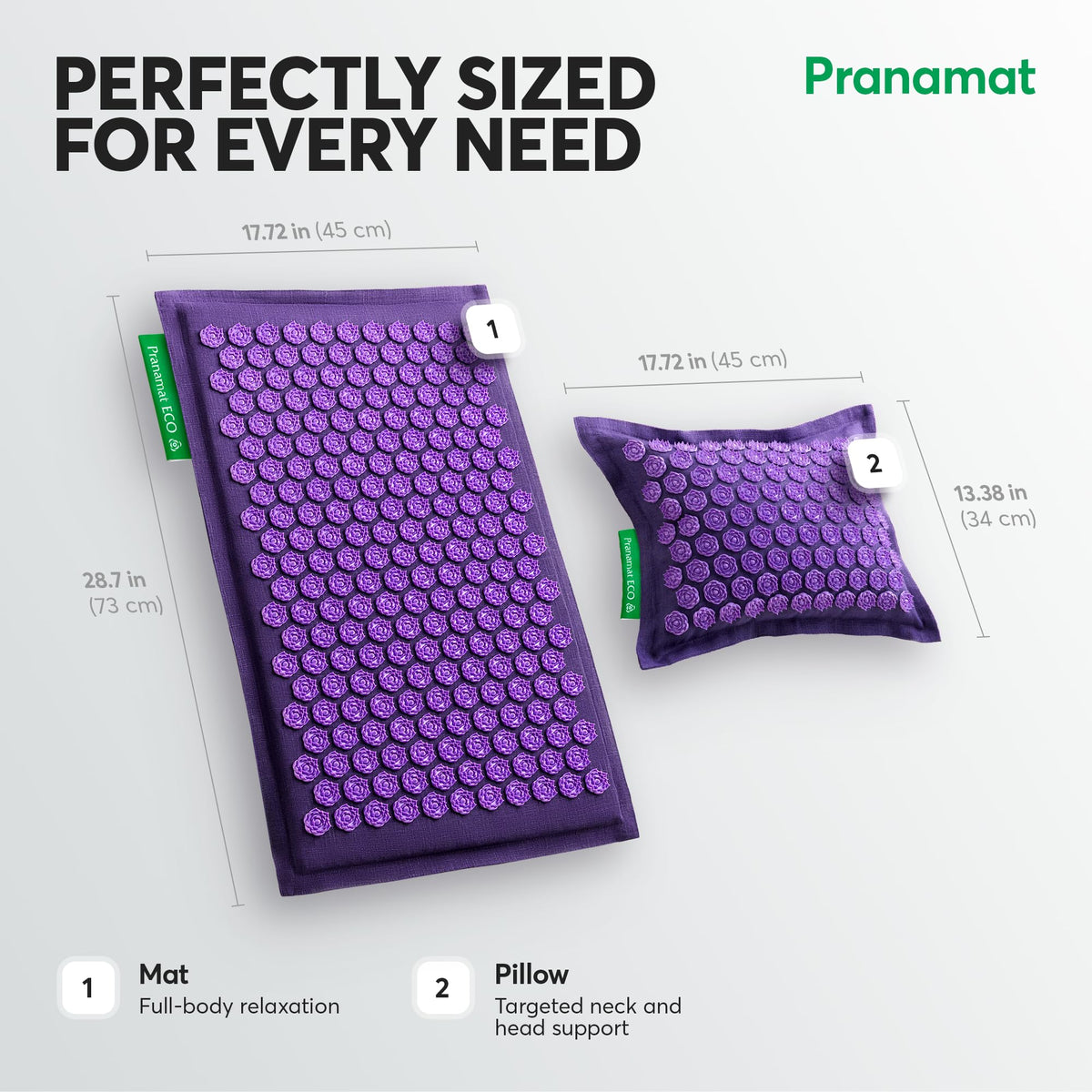 Acupressure Mat & Pillow Set