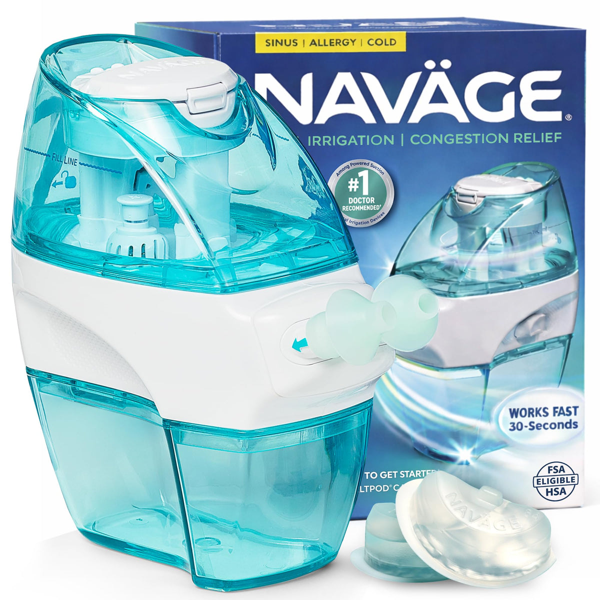 Powered Nasal Cleaner for Congestion Relief