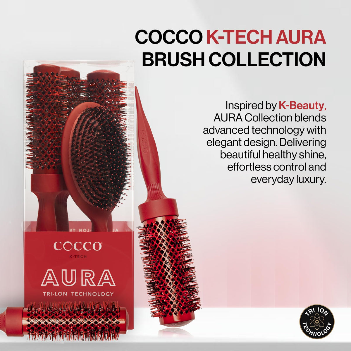 Professional Hair Styling Bundle with Dryer, Brushes & Serum