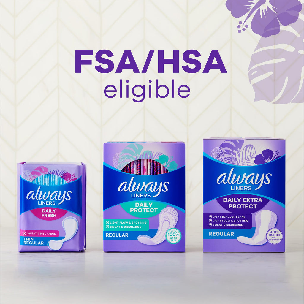 Extra-Long Unscented Panty Liners