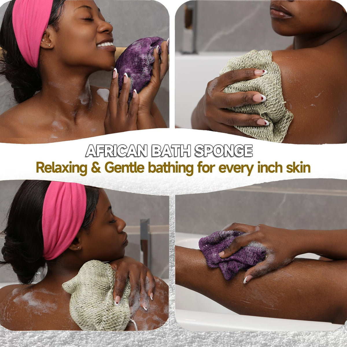 African Net Bath Scrubber