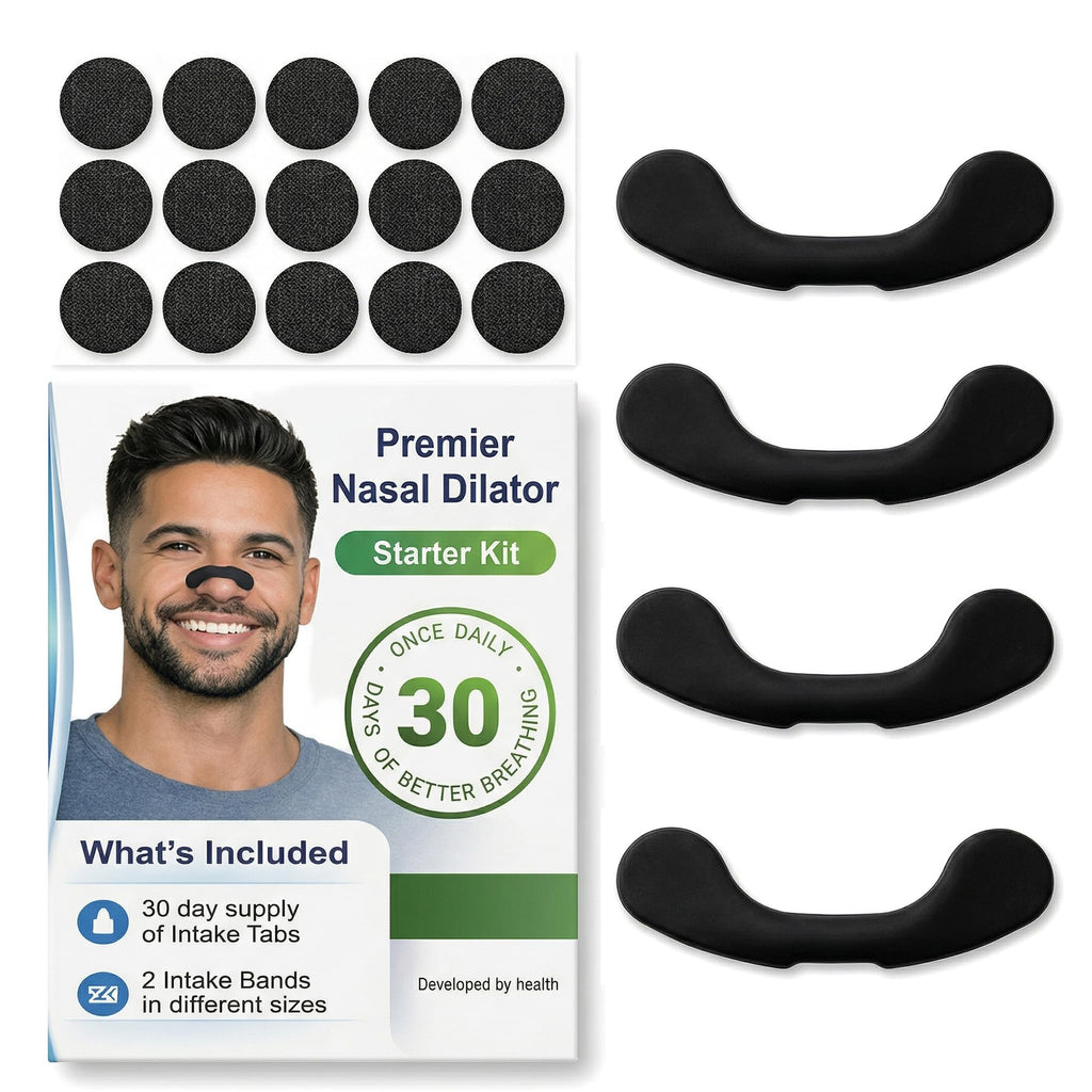 Reusable Nasal Strips for Breathing & Snoring, 30-Piece