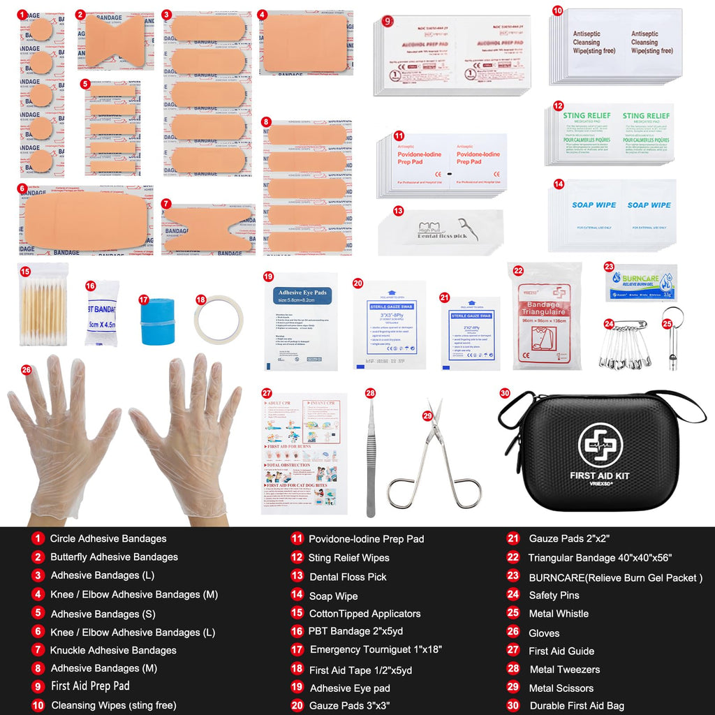 150-Piece Waterproof Mini First Aid Kit
