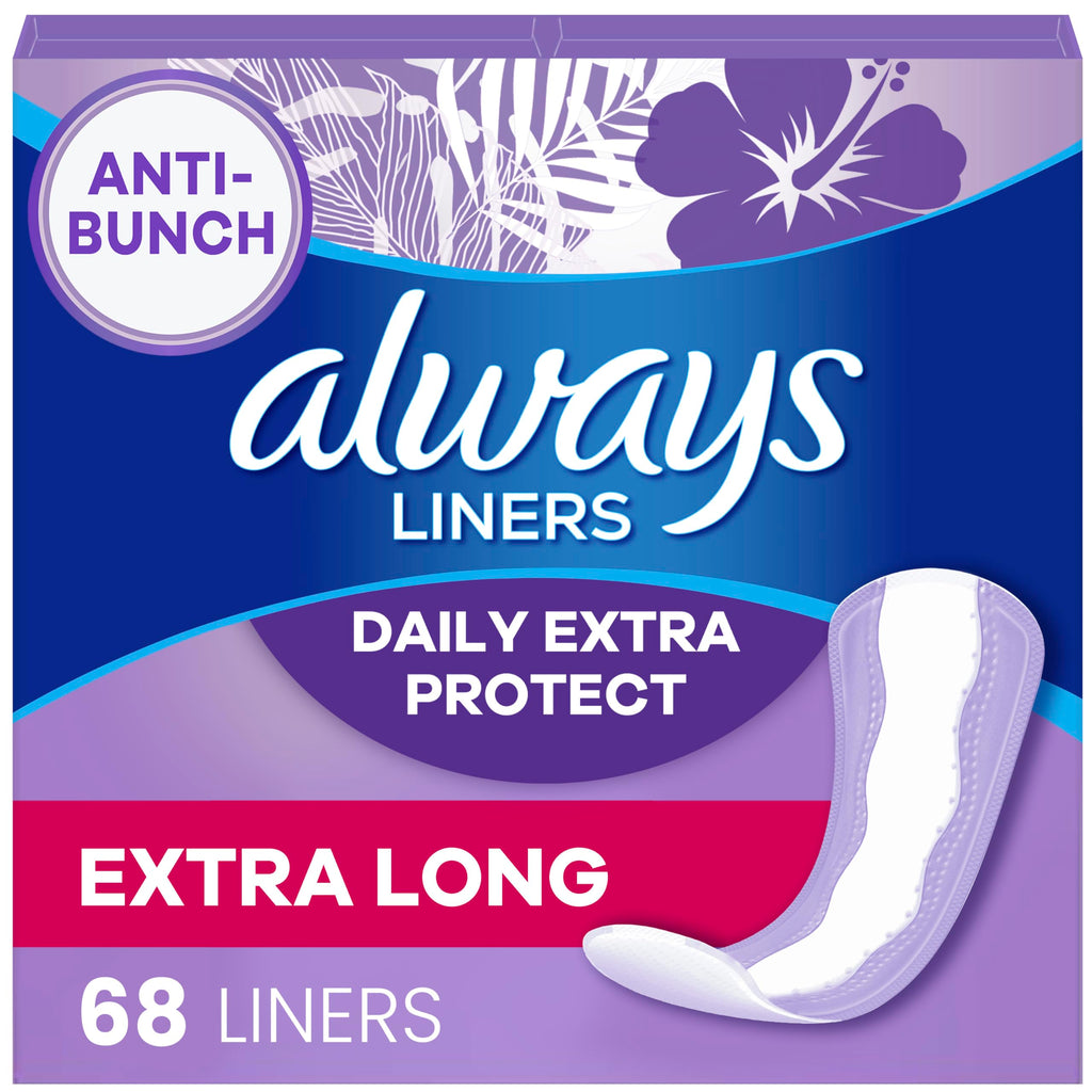 Extra-Long Unscented Panty Liners