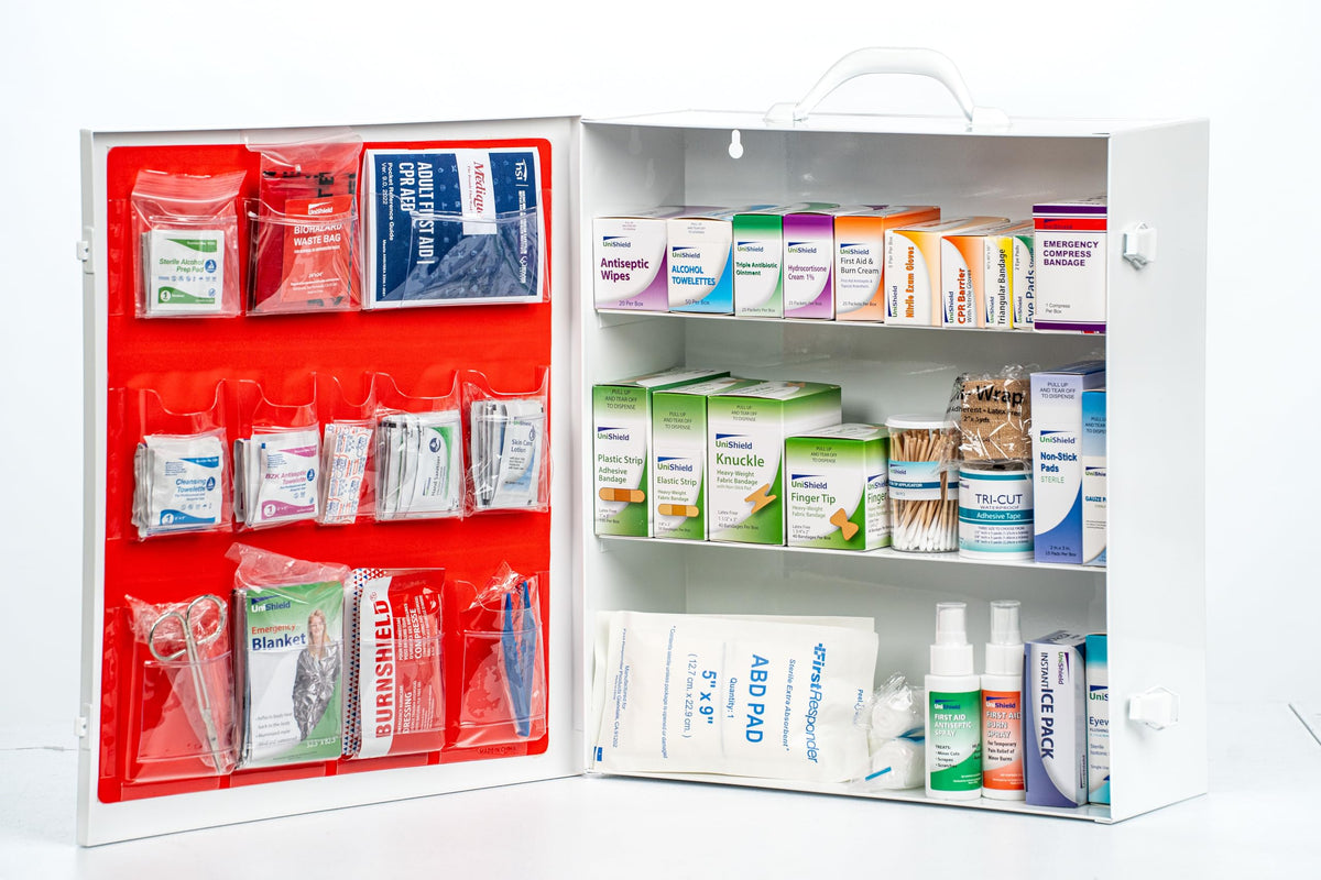 Wall-Mounted Metal First Aid Cabinet