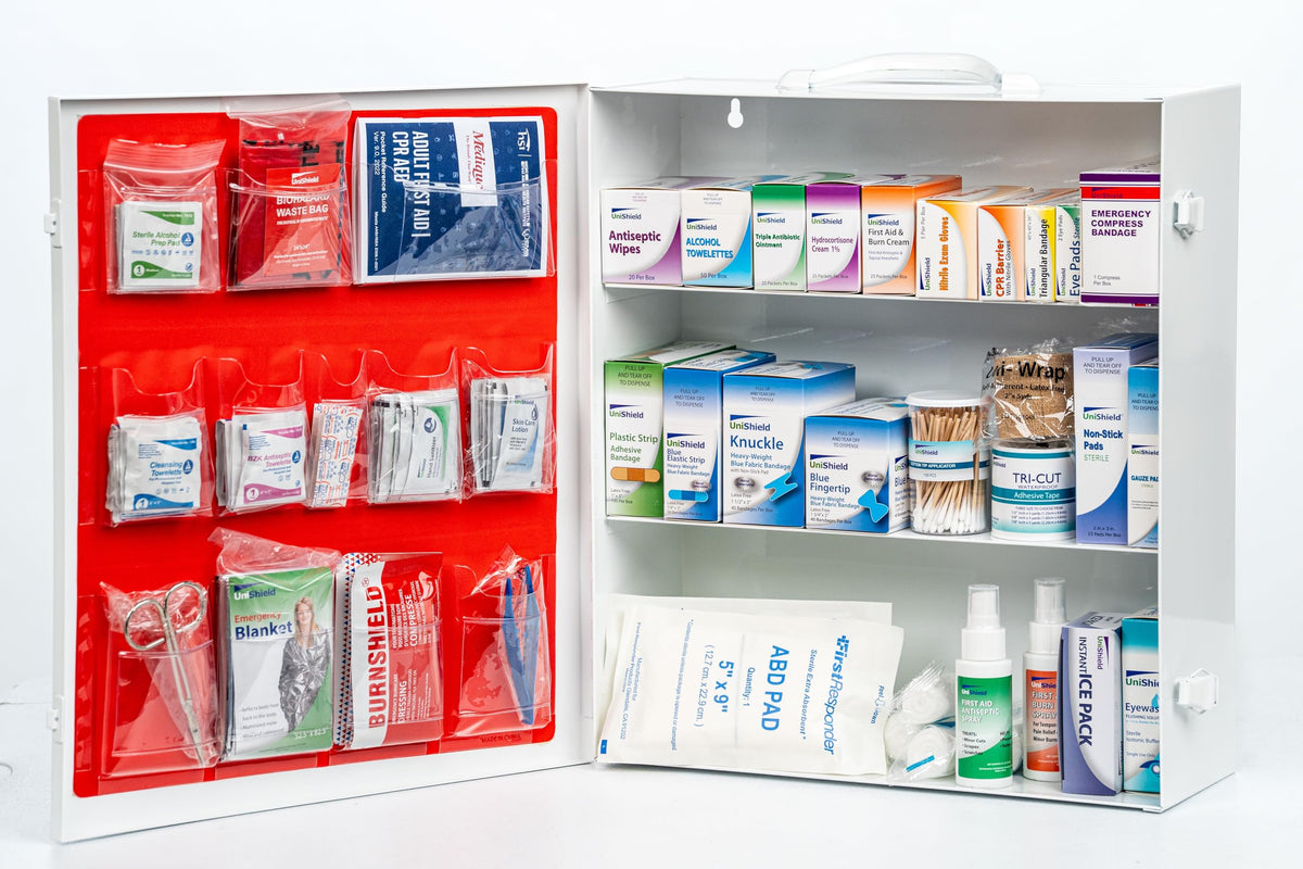 Wall-Mounted Metal First Aid Cabinet