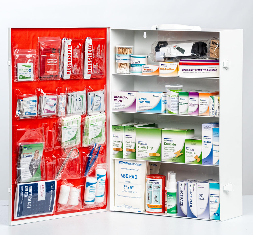 Wall-Mounted Metal First Aid Cabinet