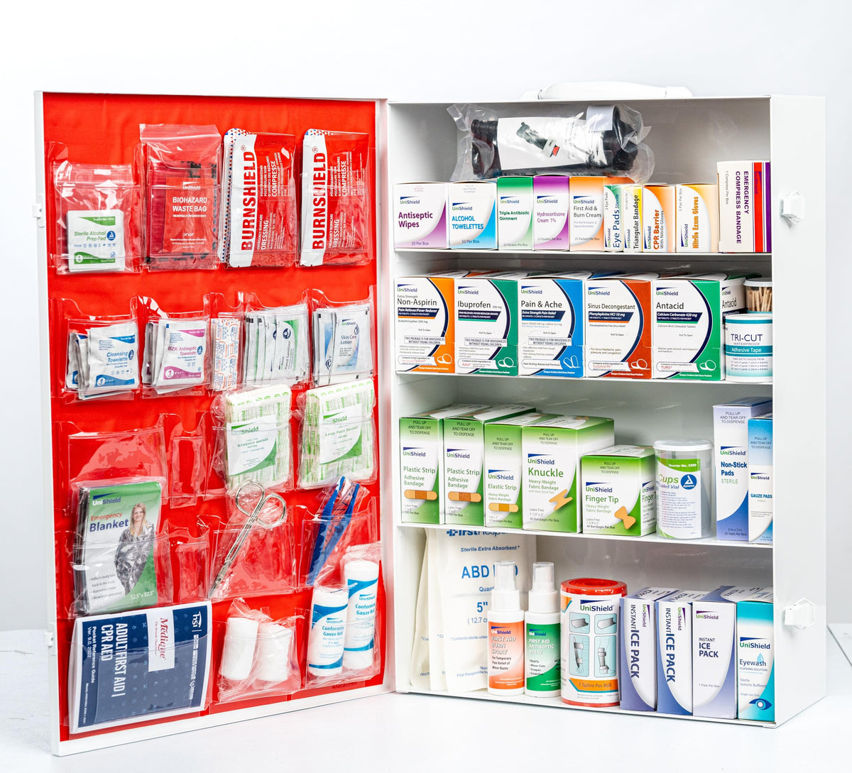 Wall-Mounted Metal First Aid Cabinet