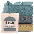 African Net Body Scrubber for Gentle Exfoliation