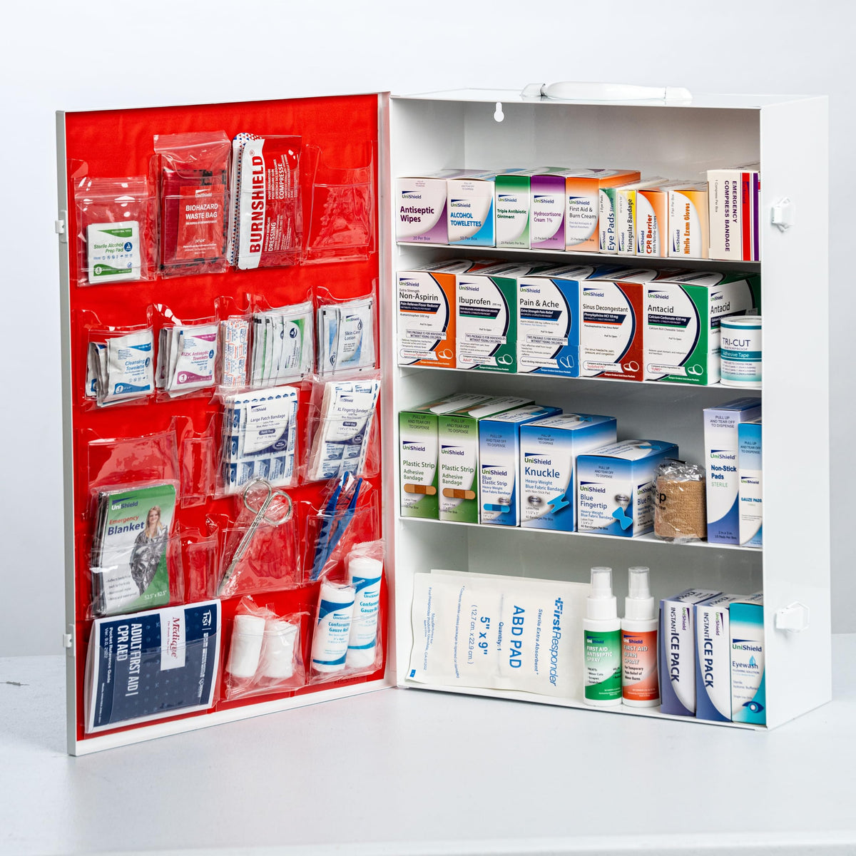 Wall-Mounted Metal First Aid Cabinet
